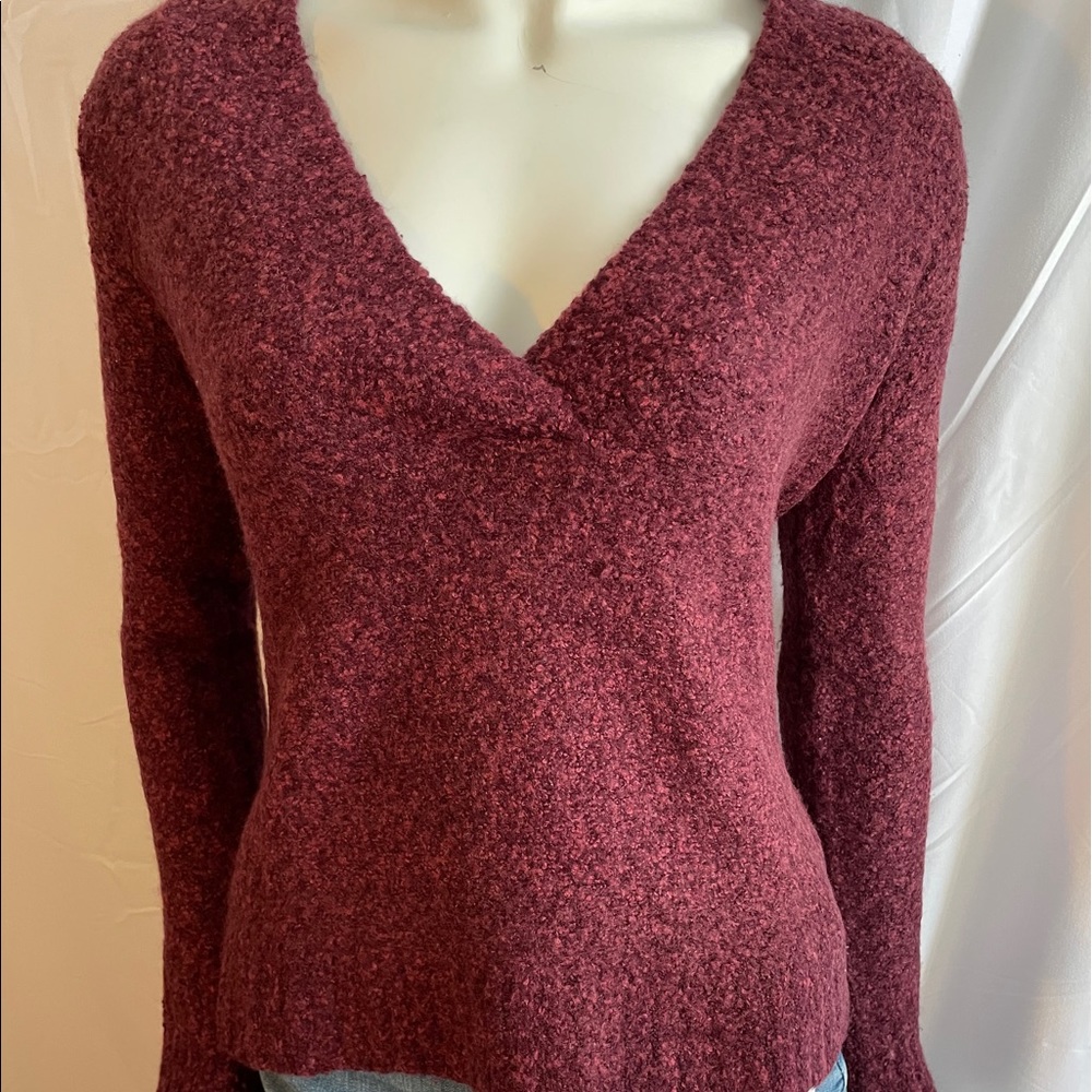 Deep V Neck Sweater